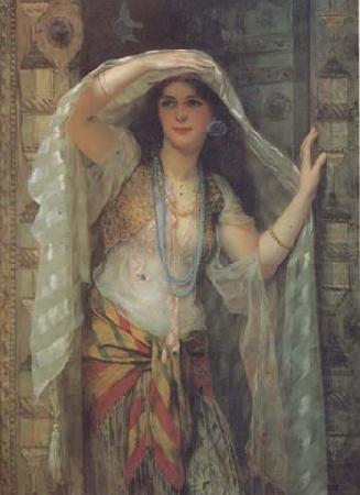 William Clarke Wontner Safe,One of the Three Ladies of Bagdad (mk32) china oil painting image